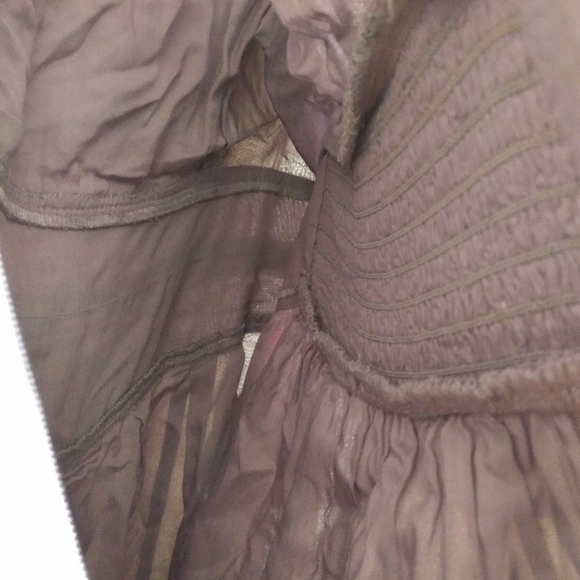 Delicate Beaded Stitched Flowy Anthropologie Dress - Picture 16 of 16